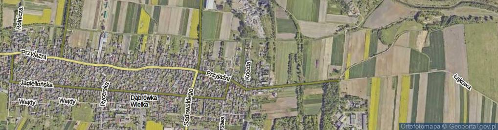 Zdjęcie satelitarne Kocota ul.